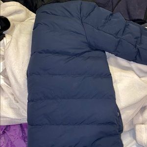 Navy Lululemon puffer coat